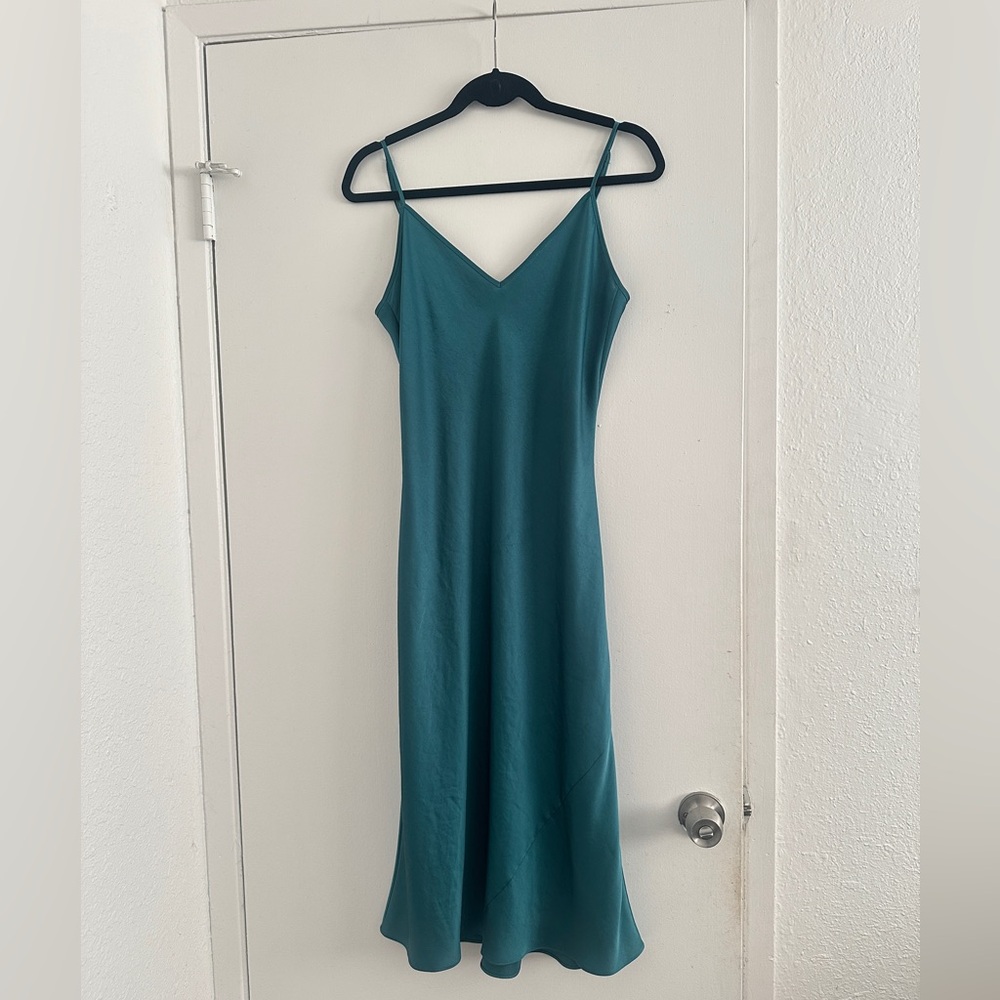 Wilfred by Aritzia  Only Slip Satin Midi Dress - Picture 2 of 3